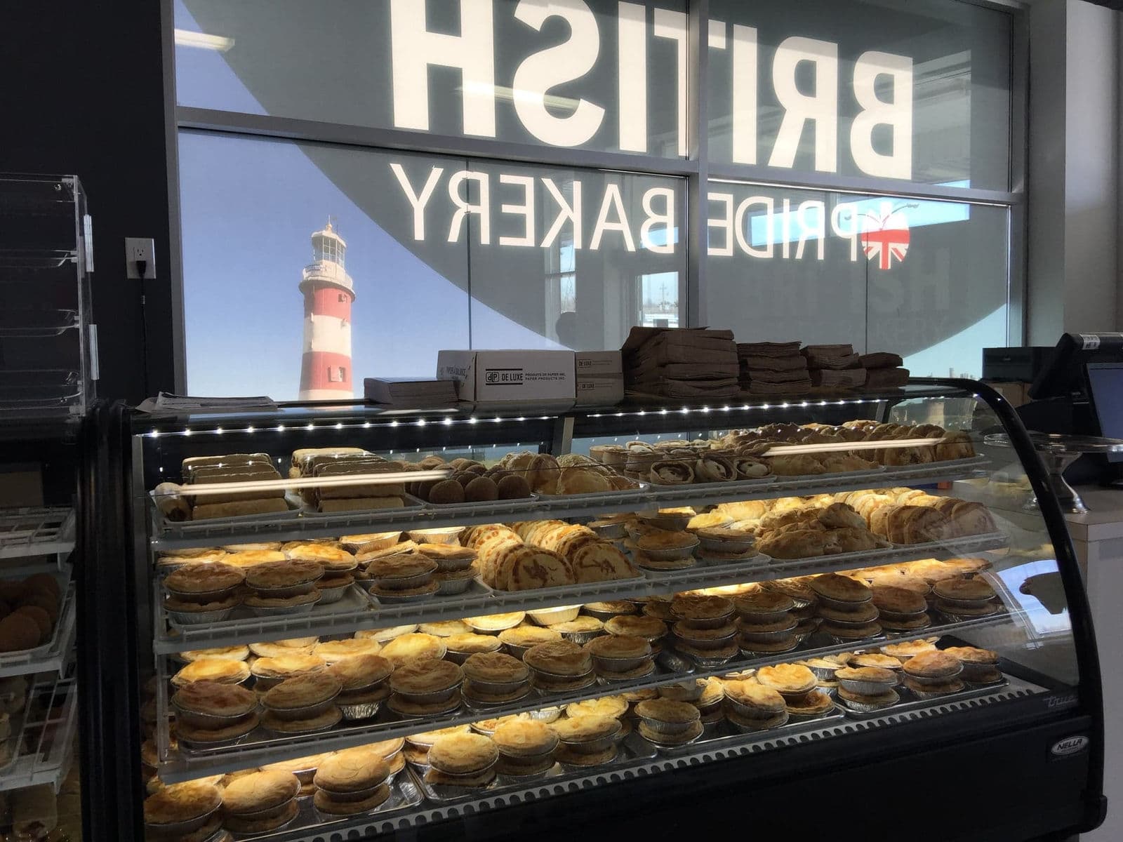 The British Pride Bakery counter