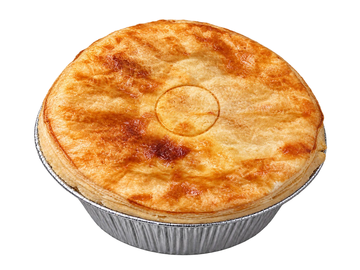 Steak & Kidney pie, with one small ring